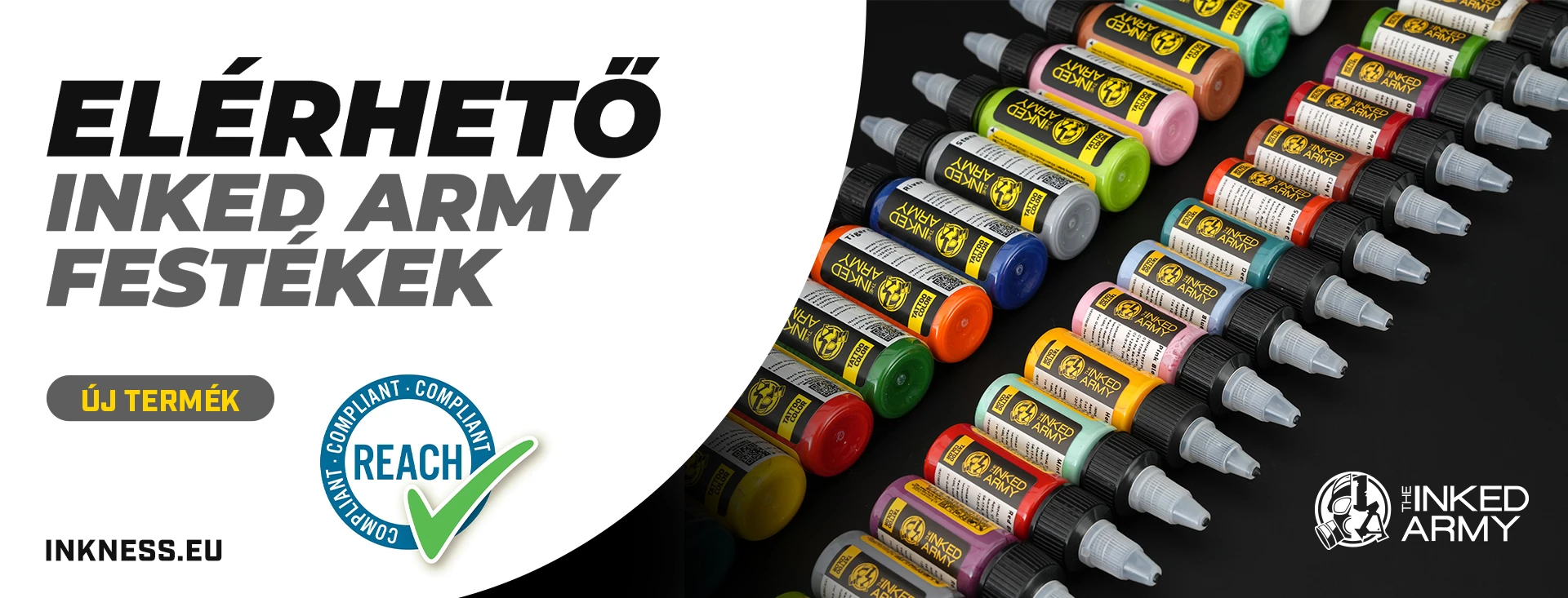 The Inked Army színes tetováló festékek - elérhető