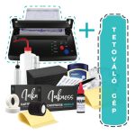 Kezdő tetováló szett tetováló géppel + stencil másolóval