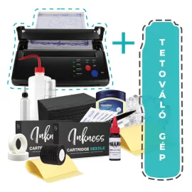   Kezdő tetováló szett tetováló géppel + stencil másolóval