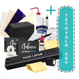   Kezdő tetováló szett tetováló géppel + stencil nyomtatóval III