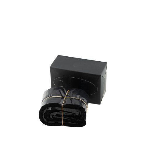 Eldobható kábel védő, clip cord fólia (fekete)