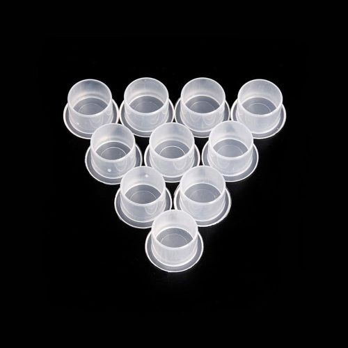 Transparente Kunststoff-Tintenkappe, Tintenhalter, Tintenkappe mit Boden (17 mm - L)