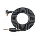 Jack 6,3 mm - RCA Kabel Gerade (gerade, Silikon)