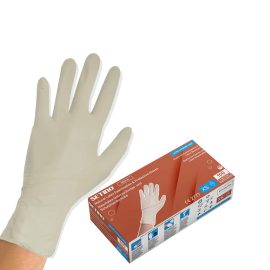 Setino latex gumikesztyű (100db - XS - Fehér)