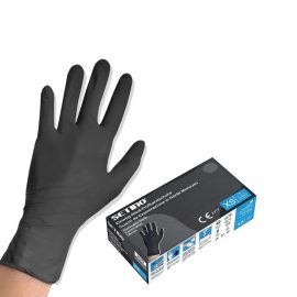Setino nitril gumikesztyű (100db - XL - Fekete)