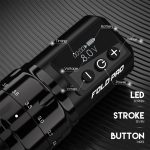 Dragonhawk Fold Pro (2.4-4.2 mm) Tattoo Pen (kék) - vezeték nélküli tetováló gép