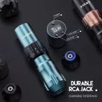 Mast Fold 2 (2.4-4.2 mm) Tattoo Pen (fekete-arany) - vezeték nélküli tetováló gép