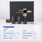 Mast Archer Pro 5 Star Series Tattoo Pen (fekete-arany) - vezeték nélküli tetováló gép
