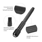 Alumínium Tattoo Pen, stencil toll tartó (lila)