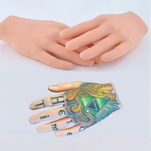 Tetováló gyakorló kéz (bal)