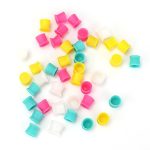 Szilikon festéktartó kupak (Pink)