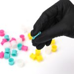 Szilikon festéktartó kupak (Pink)