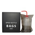 Fekete védőfólia csőrös öblítő, mosó flakonra (14x24 cm, 200 db)