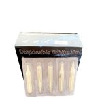 7RT steril eldobható műanyag csőr (50 db) - fehér