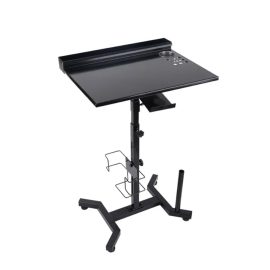 Állítható magasságú tetováló eszköztartó, munkaasztal