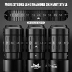 Dragonhawk Fold (2.4-4.2 mm) Tetováló gép (piros)