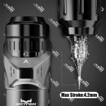 Dragonhawk Fold (2.4-4.2 mm) Tetováló gép (piros)