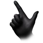 Style nitril kesztyű (100db - L) fekete, púdermentes