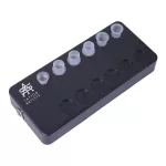 Magnet Ink mixer - Mágneses festékkeverő gép (vezeték nélküli) - 12 kupakos