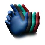 Style nitril 4 elements kesztyű (96db - M) púdermentes