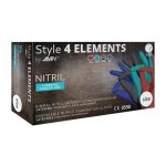 Style nitril 4 elements kesztyű (96db - XS) púdermentes