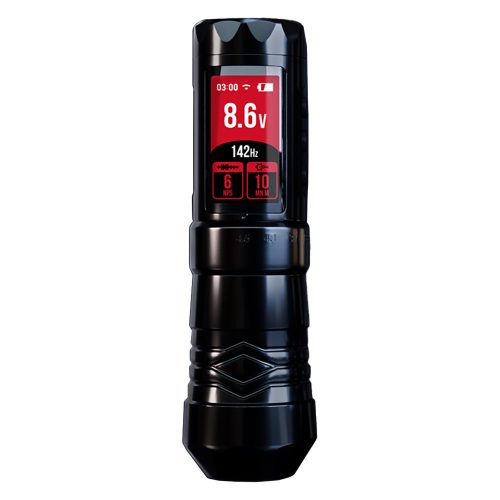 Ava GTS (2.0-4.5 mm) Tattoo Pen (fekete) - vezeték nélküli