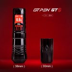 Ava GTS (2.0-4.5 mm) Tetováló gép (fekete-piros) - vezeték nélküli