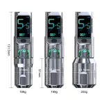 OG FURY II (4.2 mm) Tetováló Gép (ezüst) - vezeték nélküli