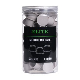 Elite szilikon festéktartó kupak (18 mm - szürke - 60 db)