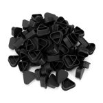 SKULLDNA Triangle szilikon festéktartó kupak (30 mm - fekete - 80 db)