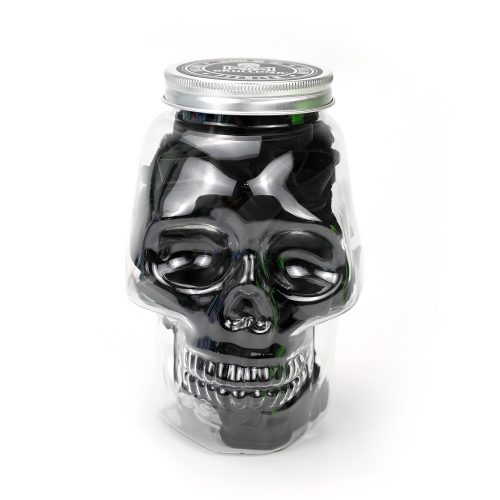 SKULLDNA Big Magnum szilikon festéktartó kupak (20x30 mm - fekete - 80 db)