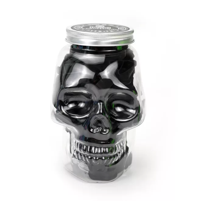 SKULLDNA Big Magnum szilikon festéktartó kupak (20x30 mm - fekete - 80 db)