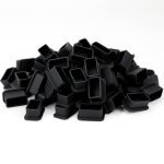 SKULLDNA Big Magnum szilikon festéktartó kupak (20x30 mm - fekete - 80 db)