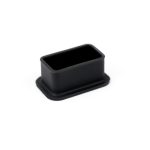 SKULLDNA Big Magnum szilikon festéktartó kupak (20x30 mm - fekete - 80 db)