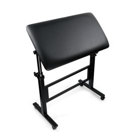   Tetováló kartámasz (fekete) - 40x75 cm, fixálható görgőkkel