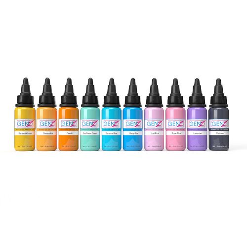 Intenze GEN-Z - Pastel SetEU REACH tetováló festék