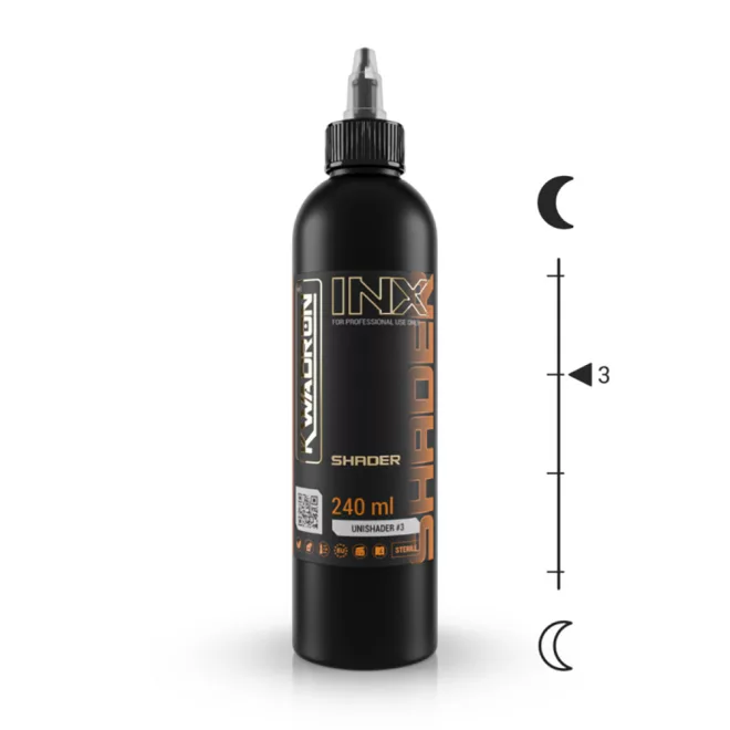 Kwadron INX™ UniShader 3 (240ml) tetováló festék