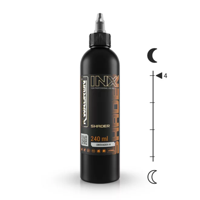 Kwadron INX™ UniShader 4 (240ml) tetováló festék