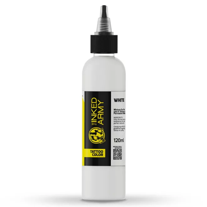 THE INKED ARMY - Tattoo Color - White (120 ml)