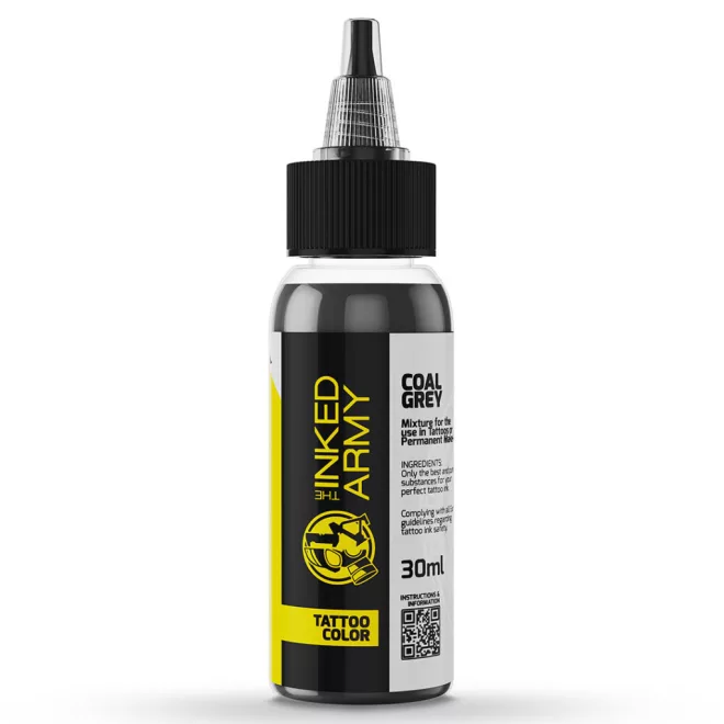 THE INKED ARMY - Tattoo Color - Coal Grey (30 ml)