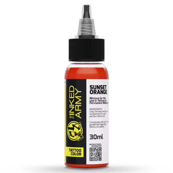 THE INKED ARMY - Tattoo Color - Sunset Orange (30 ml)