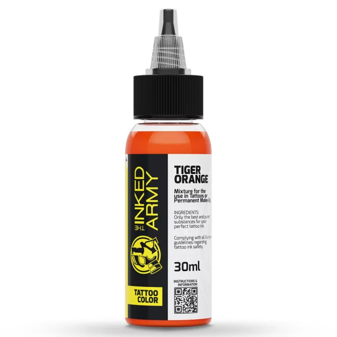 THE INKED ARMY - Tattoo Color - Tiger Orange (30 ml)
