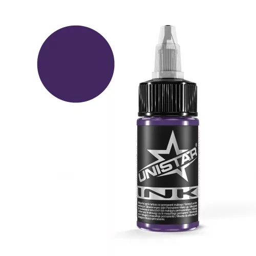 Unistar Ink Eggplant Purple 30 ml tetováló festék – REACH-kompatibilis, Kwadron