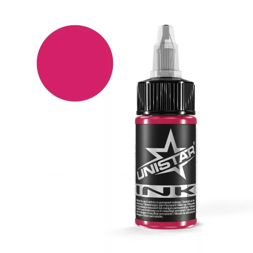 Unistar Ink Neon Pink 30 ml tetováló festék – REACH-kompatibilis, Kwadron