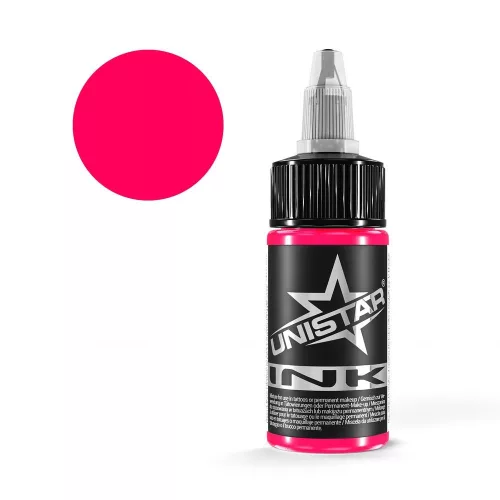 Unistar Ink Flamingo Pink 30 ml tetováló festék – REACH-kompatibilis, Kwadron