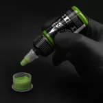 Unistar Ink Top Basic Green Dark 30 ml tetováló festék – REACH-kompatibilis, Kwadron