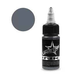 Unistar Ink Basic Gray Medium Dark 30 ml tetováló festék – REACH-kompatibilis, Kwadron