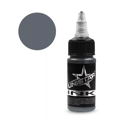 Unistar Ink Basic Gray Medium Dark 30 ml tetováló festék – REACH-kompatibilis, Kwadron