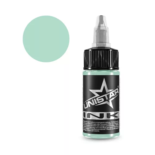 Unistar Ink Mint Green 30 ml tetováló festék – REACH-kompatibilis, Kwadron