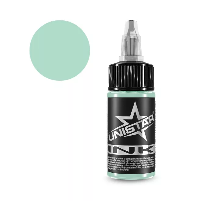 Unistar Ink Mint Green 30 ml tetováló festék – REACH-kompatibilis, Kwadron